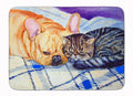 Cat Memory Foam Kitchen Mat Machine Washable Anti-Fatigue Cushion Comfort Bath or Kitchen Rug