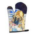 Fawn Great Dane Oven Mitt Heat Resistant Thick Oven Mitt for Hot Pans and Oven, Kitchen Mitt Protect Hands, Cooking Baking Glove