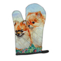 Pomeranian Oven Mitt Heat Resistant Thick Oven Mitt for Hot Pans and Oven, Kitchen Mitt Protect Hands, Cooking Baking Glove