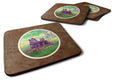 Schipperke and puppy Foam Coasters Set of 4 Cup Coasters for Indoor Outdoor, Tabletop Protection, Anti Slip, Mouse pad Material