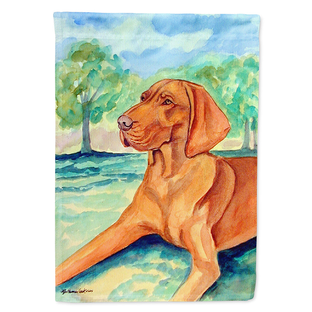 Vizsla House Flag 28x40 Porch Sleeve Pole Decorative Outside Yard Banner Artwork Wall Hanging, Polyester