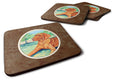 Vizsla Foam Coasters Set of 4 Cup Coasters for Indoor Outdoor, Tabletop Protection, Anti Slip, Mouse pad Material