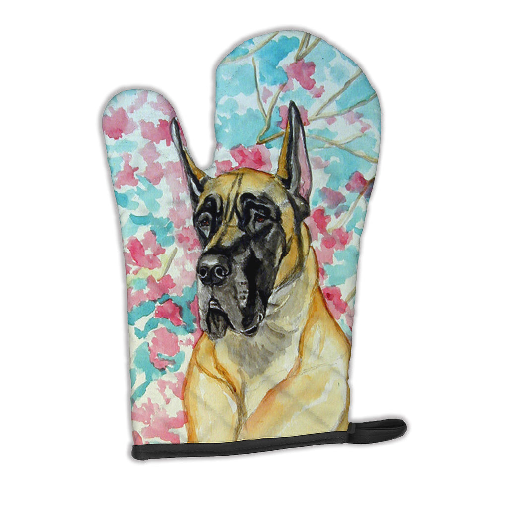 Fawn Great Dane Oven Mitt Heat Resistant Thick Oven Mitt for Hot Pans and Oven, Kitchen Mitt Protect Hands, Cooking Baking Glove