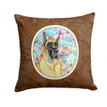 Fawn Great Dane Decorative Throw Pillow 14x14 Indoor Outdoor Accent Cushion, Fabric Cover with Insert for Sofa, Bed, Porch & Living Room
