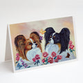 Papillon Greeting Cards Pack of 8 Blank Cards with Envelopes Whimsical A7 Size 5x7