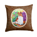 Papillon Decorative Throw Pillow 14x14 Indoor Outdoor Accent Cushion, Fabric Cover with Insert for Sofa, Bed, Porch & Living Room