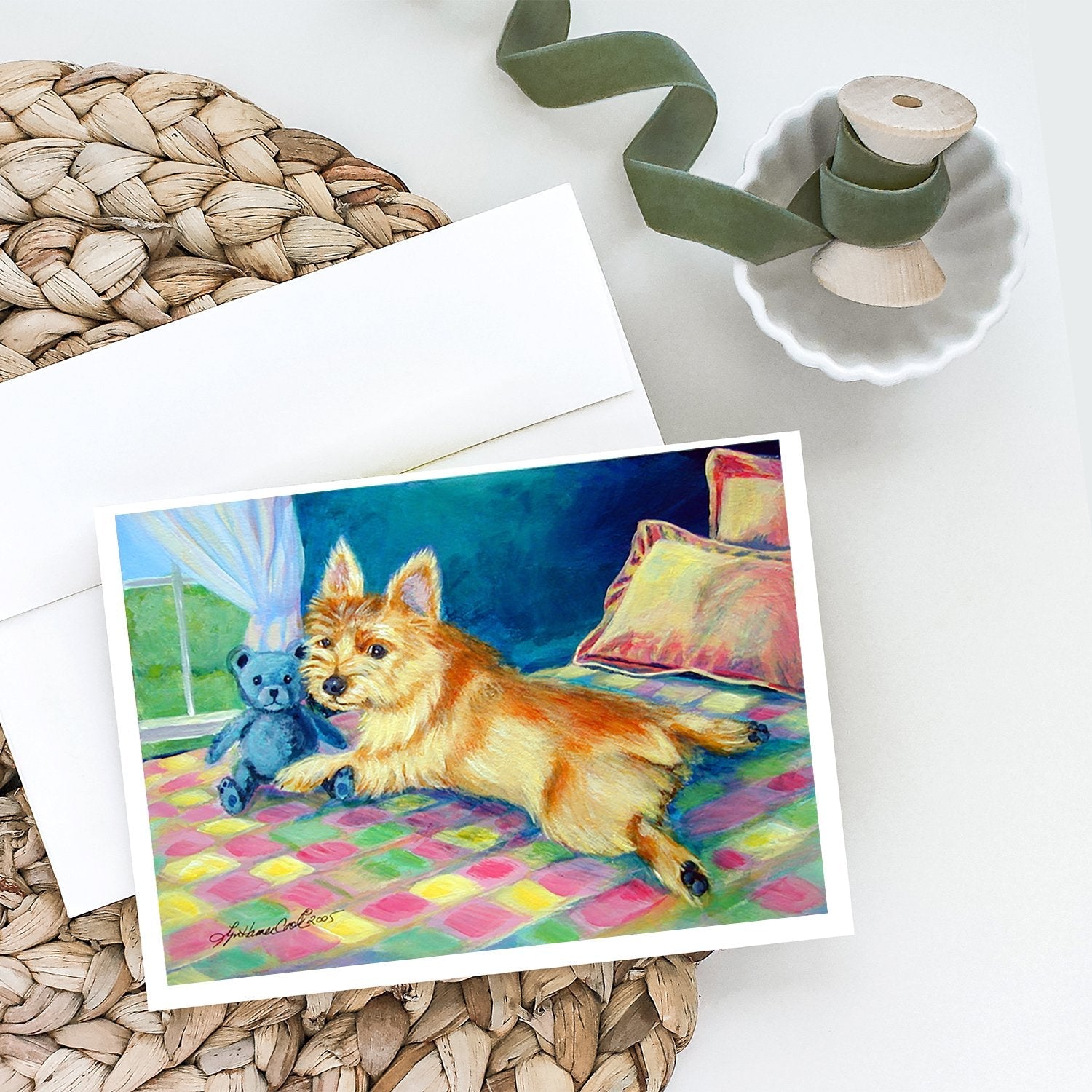 Norwich Greeting Cards Pack of 8 Blank Cards with Envelopes Whimsical A7 Size 5x7