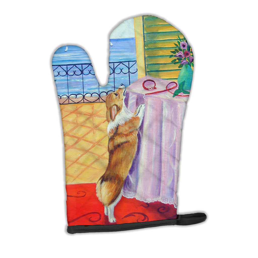 Corgi Oven Mitt Heat Resistant Thick Oven Mitt for Hot Pans and Oven, Kitchen Mitt Protect Hands, Cooking Baking Glove