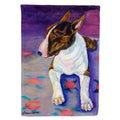 Bull Terrier House Flag 28x40 Porch Sleeve Pole Decorative Outside Yard Banner Artwork Wall Hanging, Polyester
