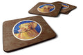 Vizsla Foam Coasters Set of 4 Cup Coasters for Indoor Outdoor, Tabletop Protection, Anti Slip, Mouse pad Material