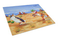 Corgi Cutting Board Tempered Glass Kitchen Cutting Surface, Heat Resistant Chopping, Non-Slip Feet, Food Prep & Serving