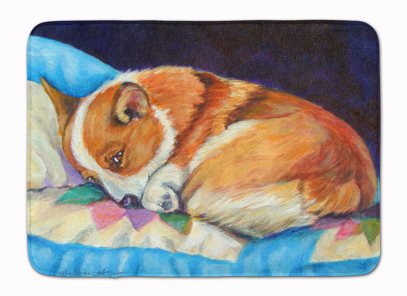 Corgi Memory Foam Kitchen Mat Machine Washable Anti-Fatigue Cushion Comfort Bath or Kitchen Rug