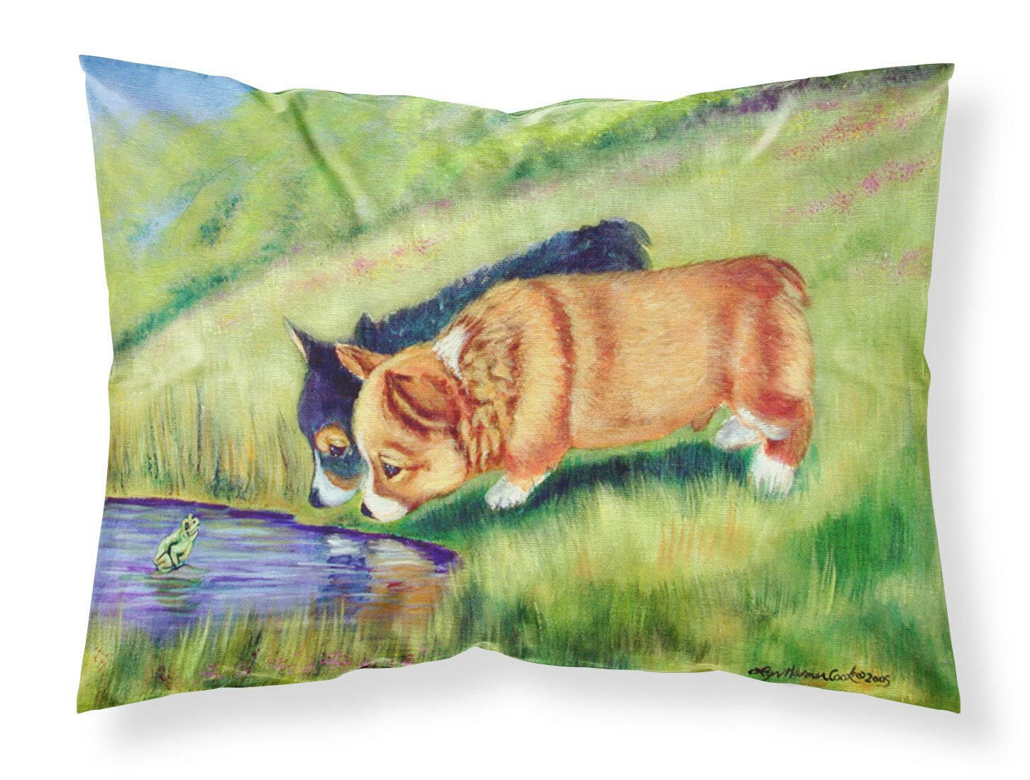 Corgi Standard Pillowcase Lightweight Super Soft Easy Care Decorative Artwork Pillowcase, Standard