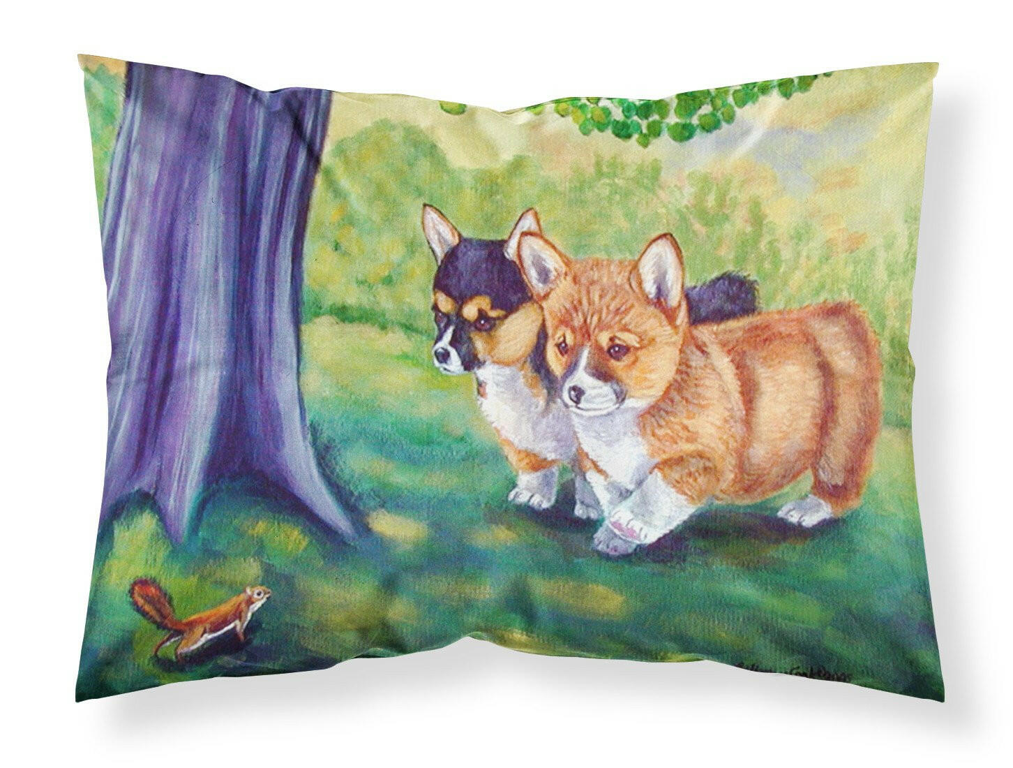 Corgi Standard Pillowcase Lightweight Super Soft Easy Care Decorative Artwork Pillowcase, Standard