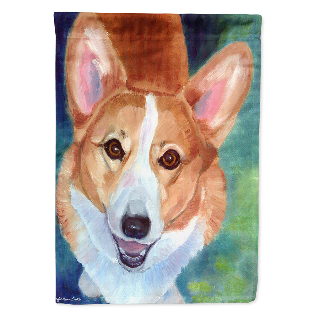 Corgi Norton House Flag 28x40 Porch Sleeve Pole Decorative Outside Yard Banner Artwork Wall Hanging, Polyester