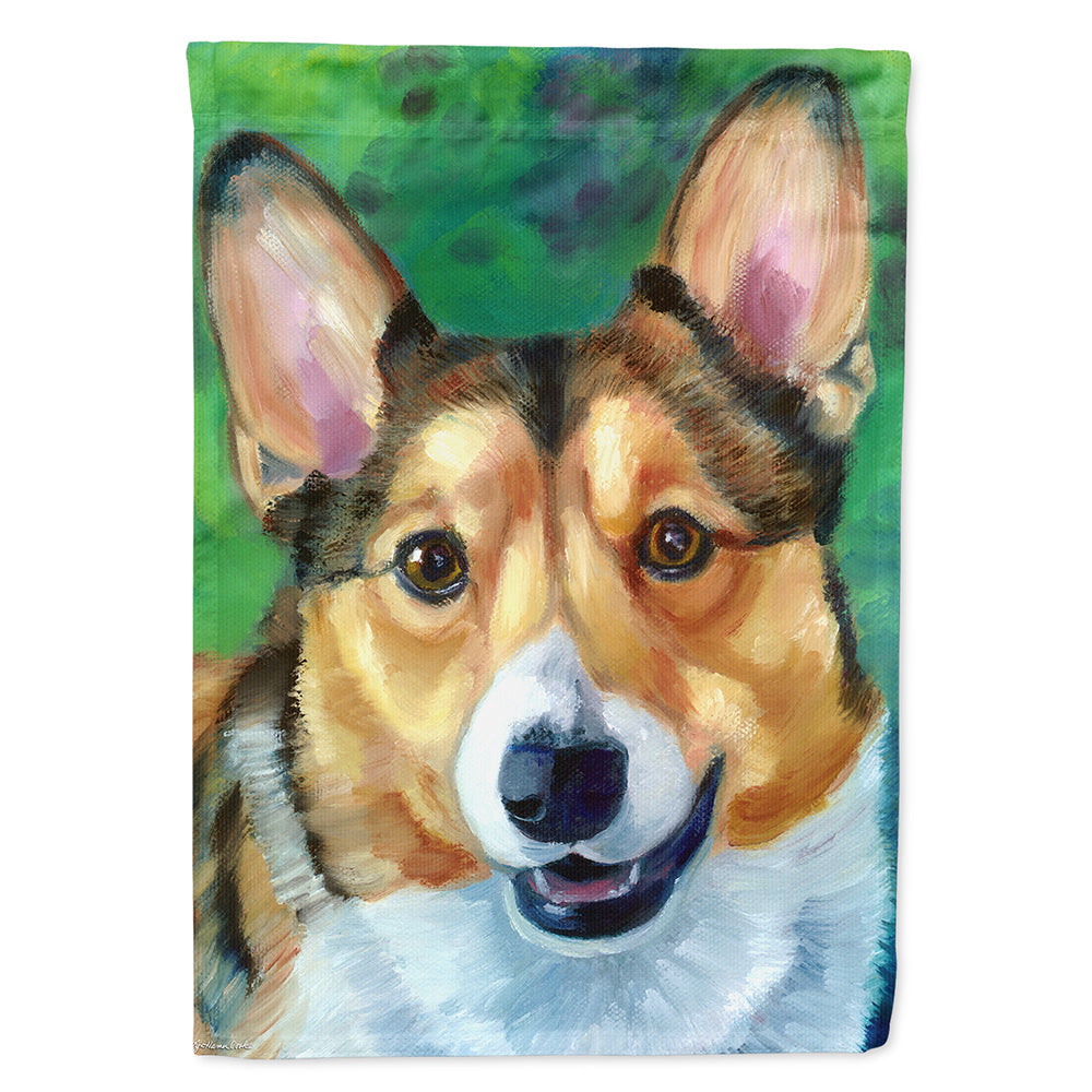 Corgi Toby House Flag 28x40 Porch Sleeve Pole Decorative Outside Yard Banner Artwork Wall Hanging, Polyester