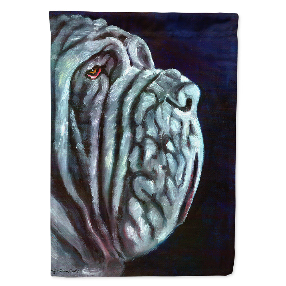 Neapolitan Mastiff House Flag 28x40 Porch Sleeve Pole Decorative Outside Yard Banner Artwork Wall Hanging, Polyester