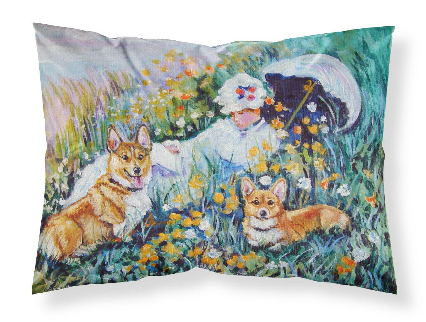 Corgi Classics Standard Pillowcase Lightweight Super Soft Easy Care Decorative Artwork Pillowcase, Standard