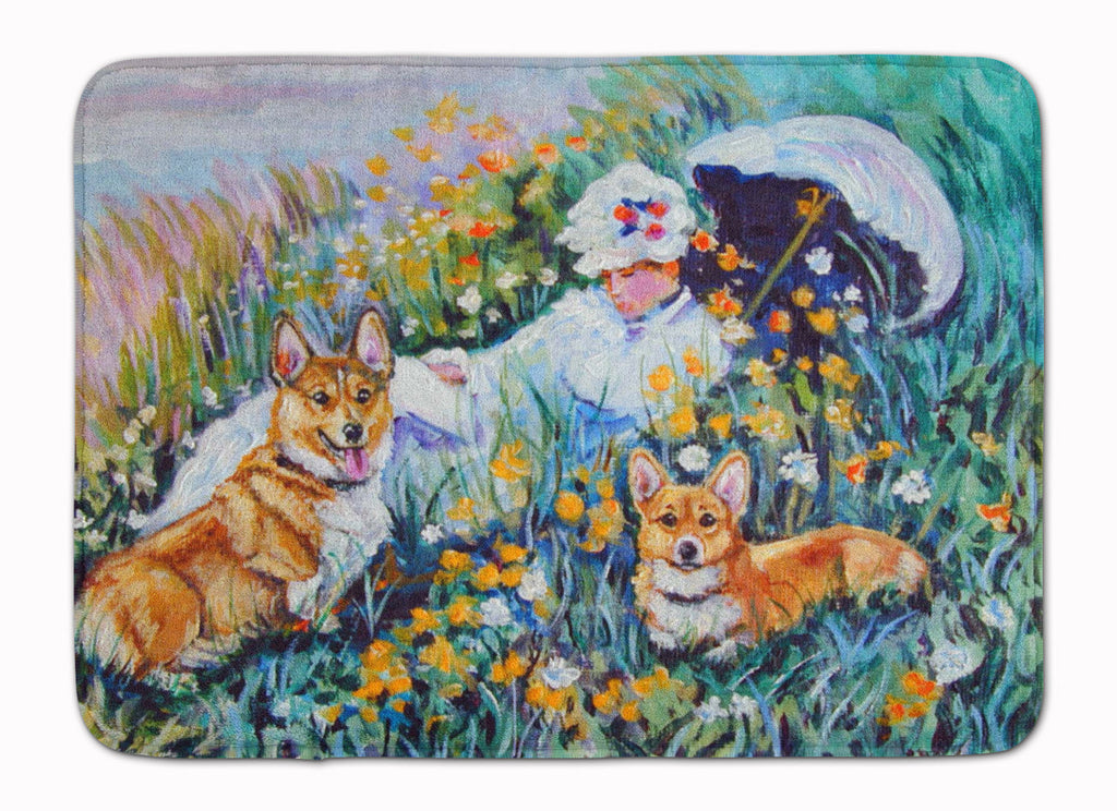 Corgi Classics Memory Foam Kitchen Mat Machine Washable Anti-Fatigue Cushion Comfort Bath or Kitchen Rug
