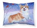 Corgi Snow Cardinal Standard Pillowcase Lightweight Super Soft Easy Care Decorative Artwork Pillowcase, Standard