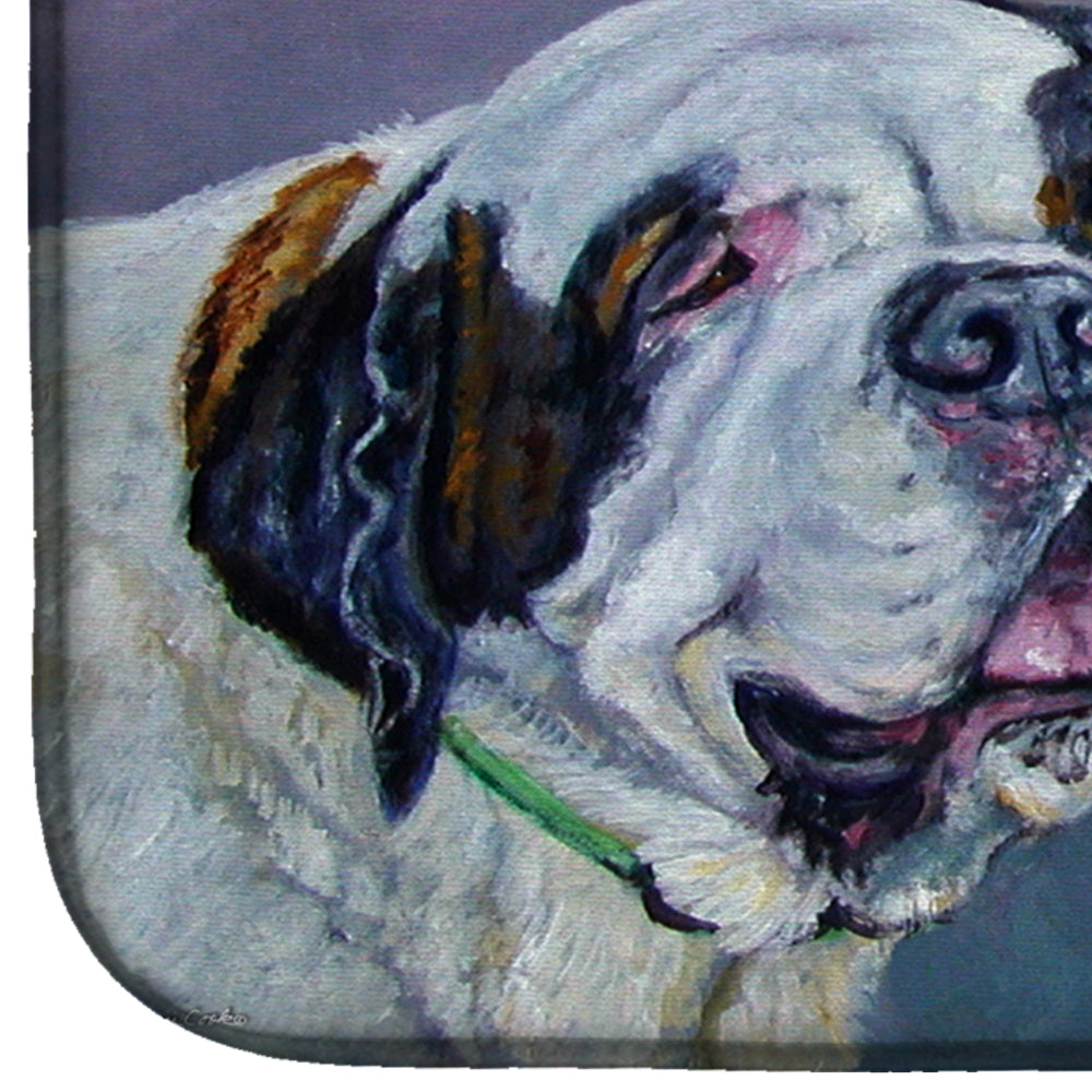 Saint Bernard Whisperear Dish Drying Mat Absorbent Dish Drying Mat Pad for Kitchen Counter Dish Drainer Mat for Countertop, 14 x 21", Multicolor
