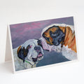 Saint Bernard Whisperear Greeting Cards Pack of 8 Blank Cards with Envelopes Whimsical A7 Size 5x7