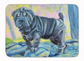 Blue Shar Pei Memory Foam Kitchen Mat Machine Washable Anti-Fatigue Cushion Comfort Bath or Kitchen Rug