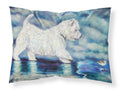 Misty Westie Standard Pillowcase Lightweight Super Soft Easy Care Decorative Artwork Pillowcase, Standard