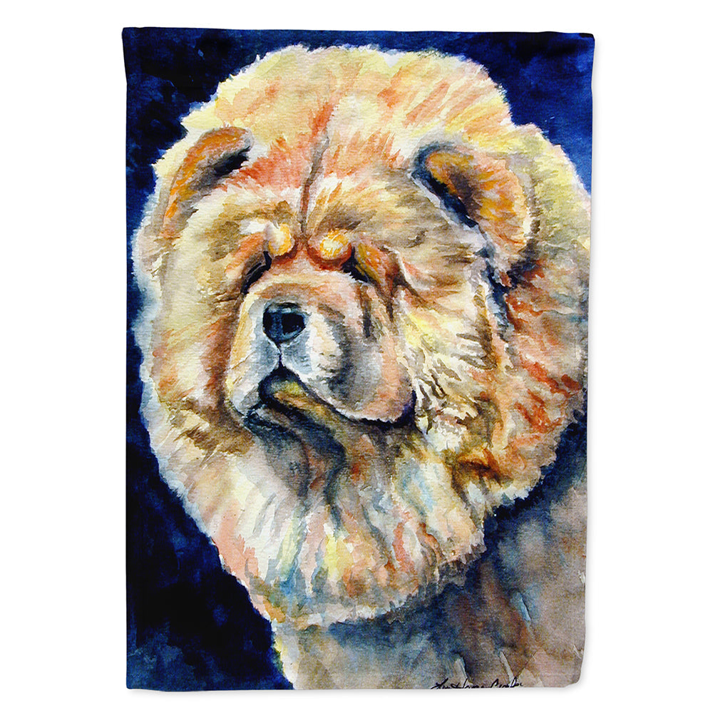Chow Chow House Flag 28x40 Porch Sleeve Pole Decorative Outside Yard Banner Artwork Wall Hanging, Polyester