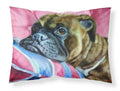 Fawn Boxer Standard Pillowcase Lightweight Super Soft Easy Care Decorative Artwork Pillowcase, Standard