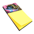 Fawn Boxer Watercolor Sticky Note Holder Refillable Dispenser Desk Accessory 3x3 Pad Gift