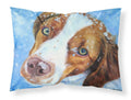 Snow Baby Brittany Spaniel Standard Pillowcase Lightweight Super Soft Easy Care Decorative Artwork Pillowcase, Standard