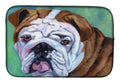 Admiral the English Bulldog Dish Drying Mat Absorbent Dish Drying Mat Pad for Kitchen Counter Dish Drainer Mat for Countertop, 14 x 21", Multicolor