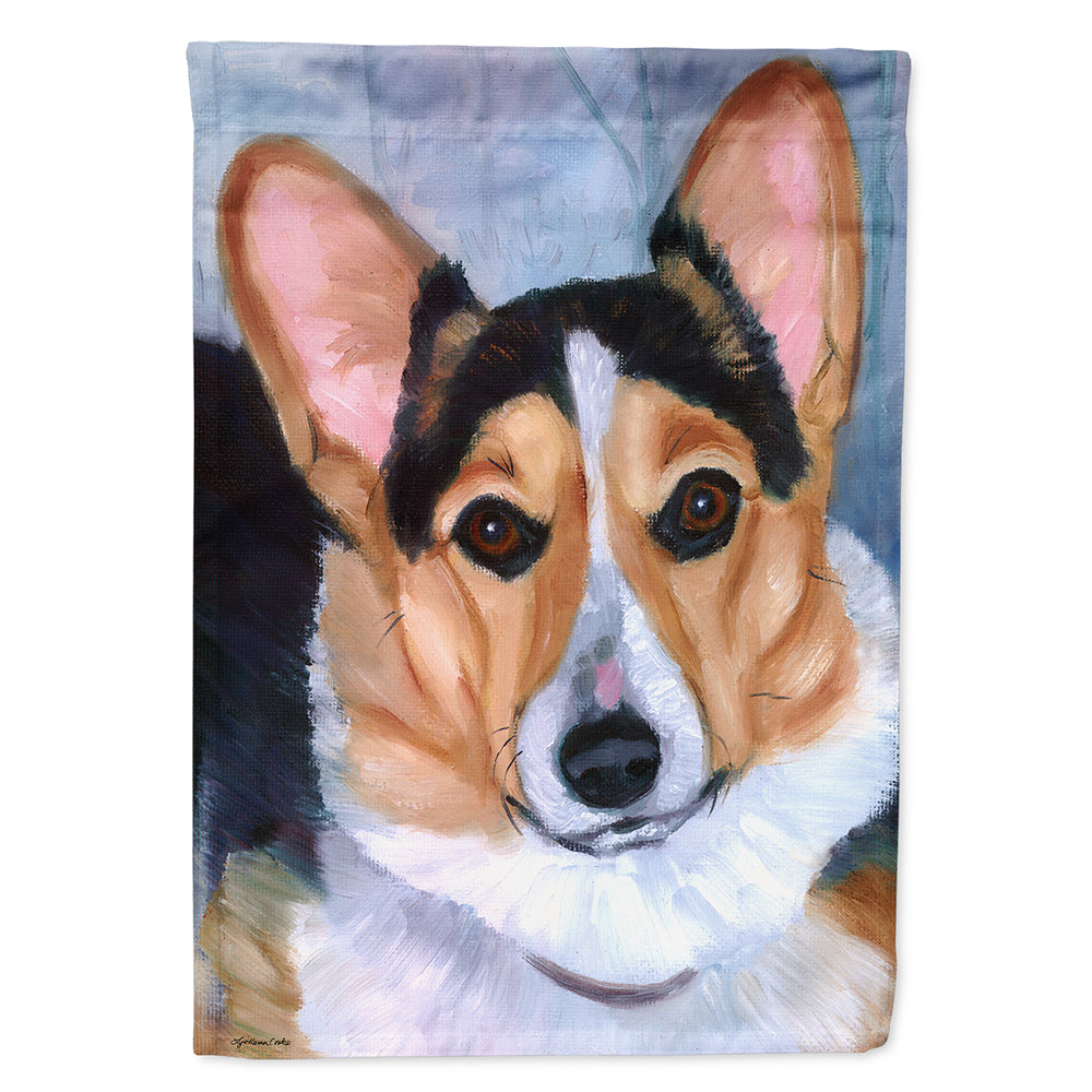 Pembroke Corgi Seriously House Flag 28x40 Porch Sleeve Pole Decorative Outside Yard Banner Artwork Wall Hanging, Polyester