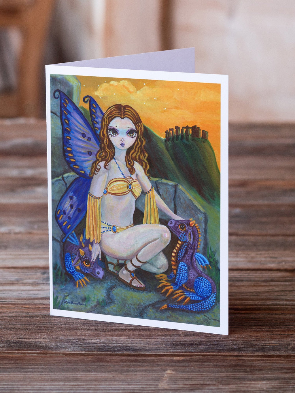 Fairy Foundlings Greeting Cards Pack of 8 Blank Cards with Envelopes Whimsical A7 Size 5x7