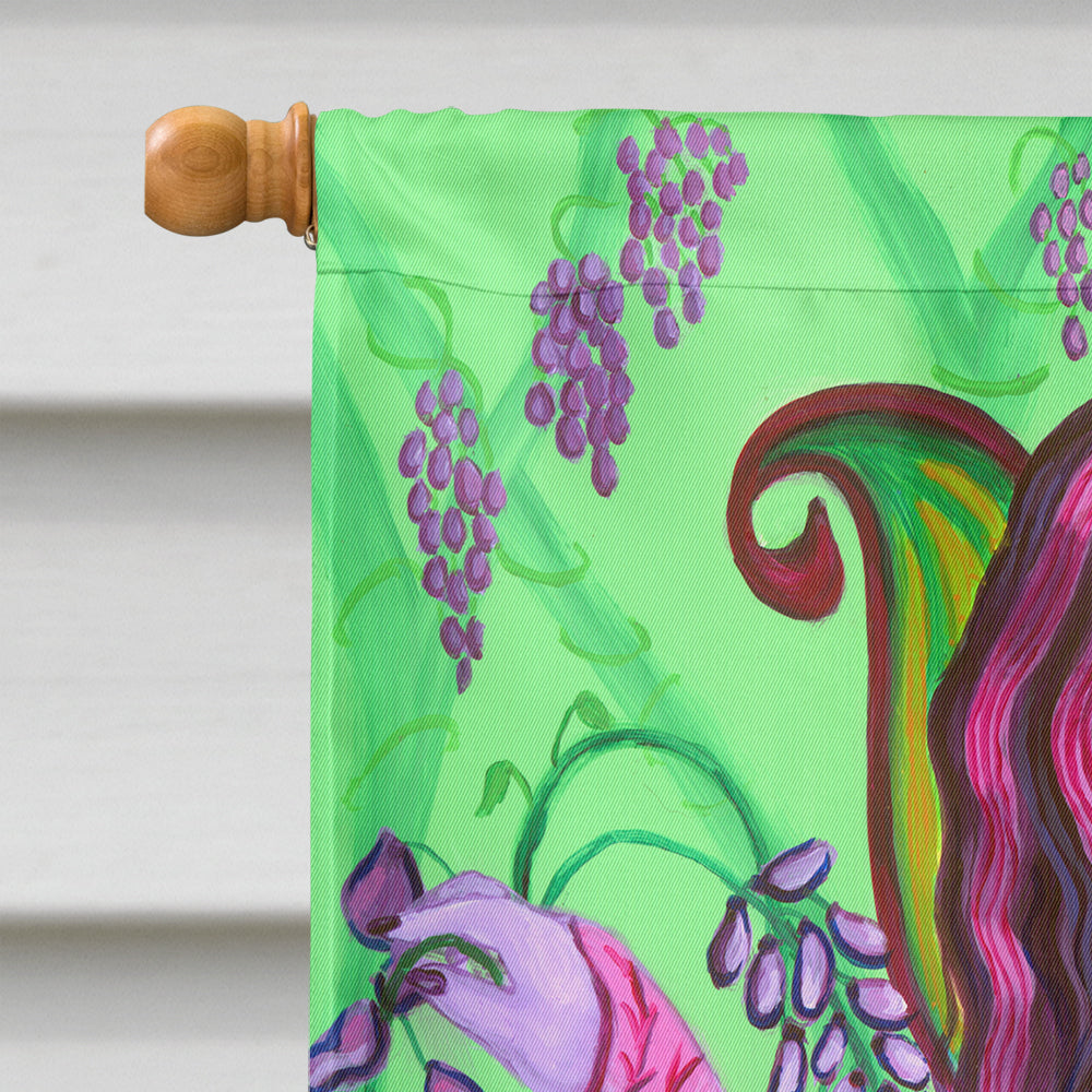 Fairy Lady Wisteria House Flag 28x40 Porch Sleeve Pole Decorative Outside Yard Banner Artwork Wall Hanging, Polyester