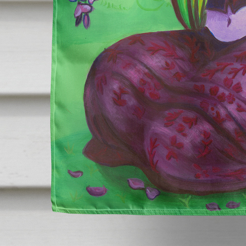 Fairy Lady Wisteria House Flag 28x40 Porch Sleeve Pole Decorative Outside Yard Banner Artwork Wall Hanging, Polyester