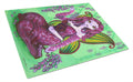 Fairy Lady Wisteria Cutting Board Tempered Glass Kitchen Cutting Surface, Heat Resistant Chopping, Non-Slip Feet, Food Prep & Serving