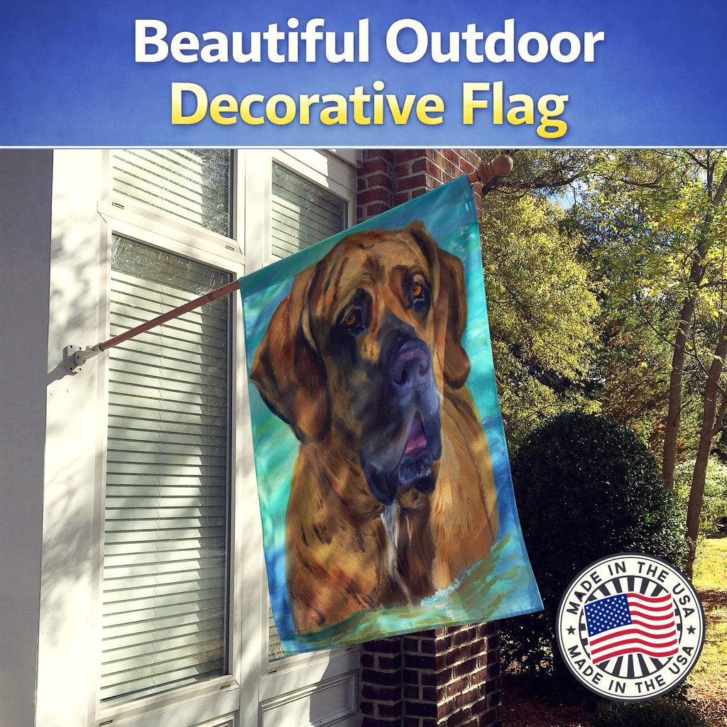 Fila Brasilerio House Flag 28x40 Porch Sleeve Pole Decorative Outside Yard Banner Artwork Wall Hanging, Polyester