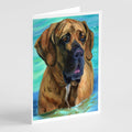Fila Brasilerio Greeting Cards Pack of 8 Blank Cards with Envelopes Whimsical A7 Size 5x7