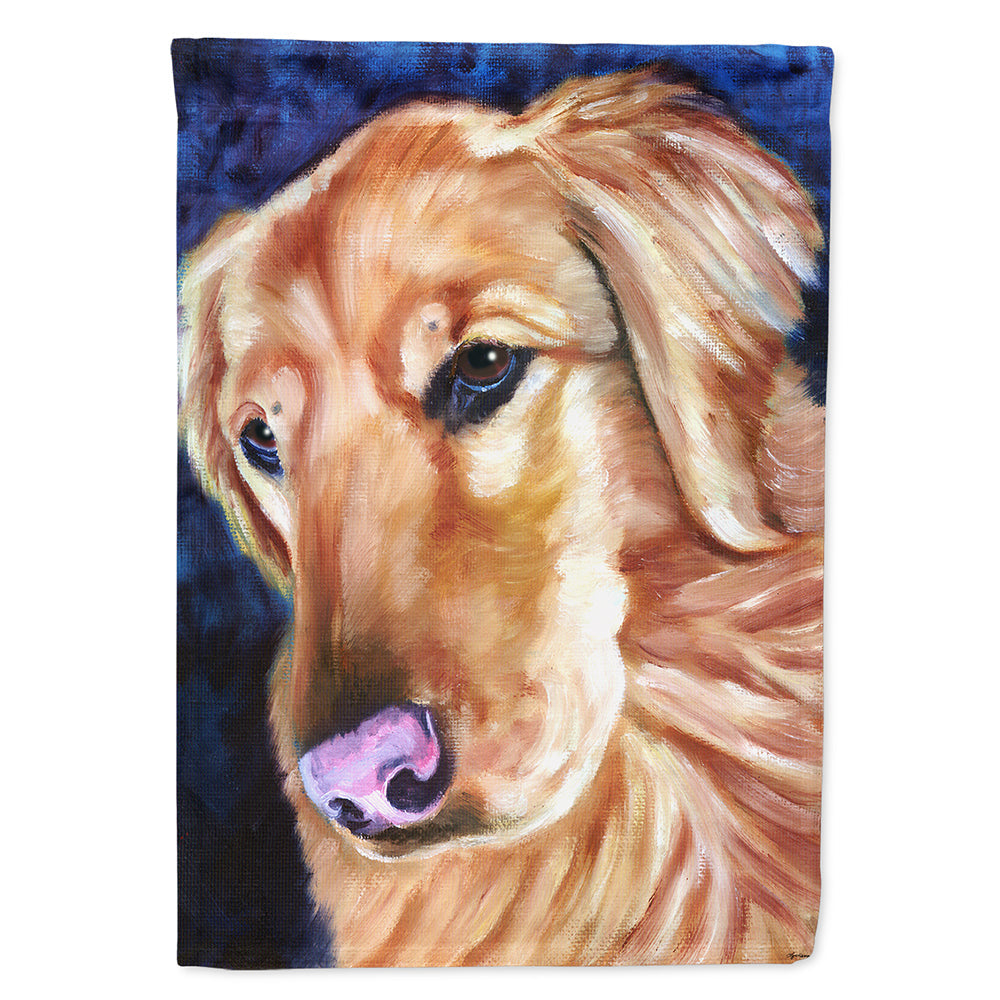 Golden Retriver Huh House Flag 28x40 Porch Sleeve Pole Decorative Outside Yard Banner Artwork Wall Hanging, Polyester