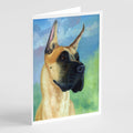 Great Dane Apollo the Great Greeting Cards Pack of 8 Blank Cards with Envelopes Whimsical A7 Size 5x7