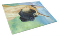 Great Dane Apollo the Great Cutting Board Tempered Glass Kitchen Cutting Surface, Heat Resistant Chopping, Non-Slip Feet, Food Prep & Serving