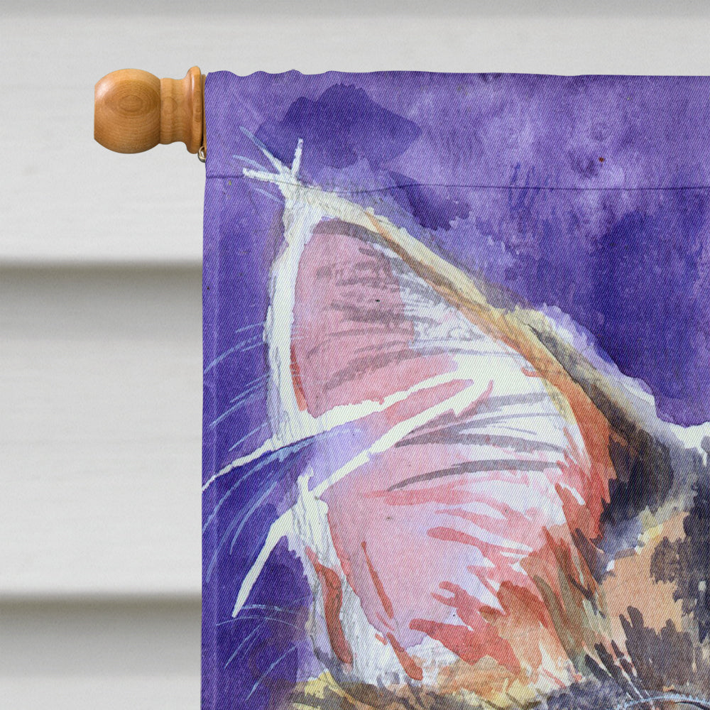 Maine Coon Sassy House Flag 28x40 Porch Sleeve Pole Decorative Outside Yard Banner Artwork Wall Hanging, Polyester