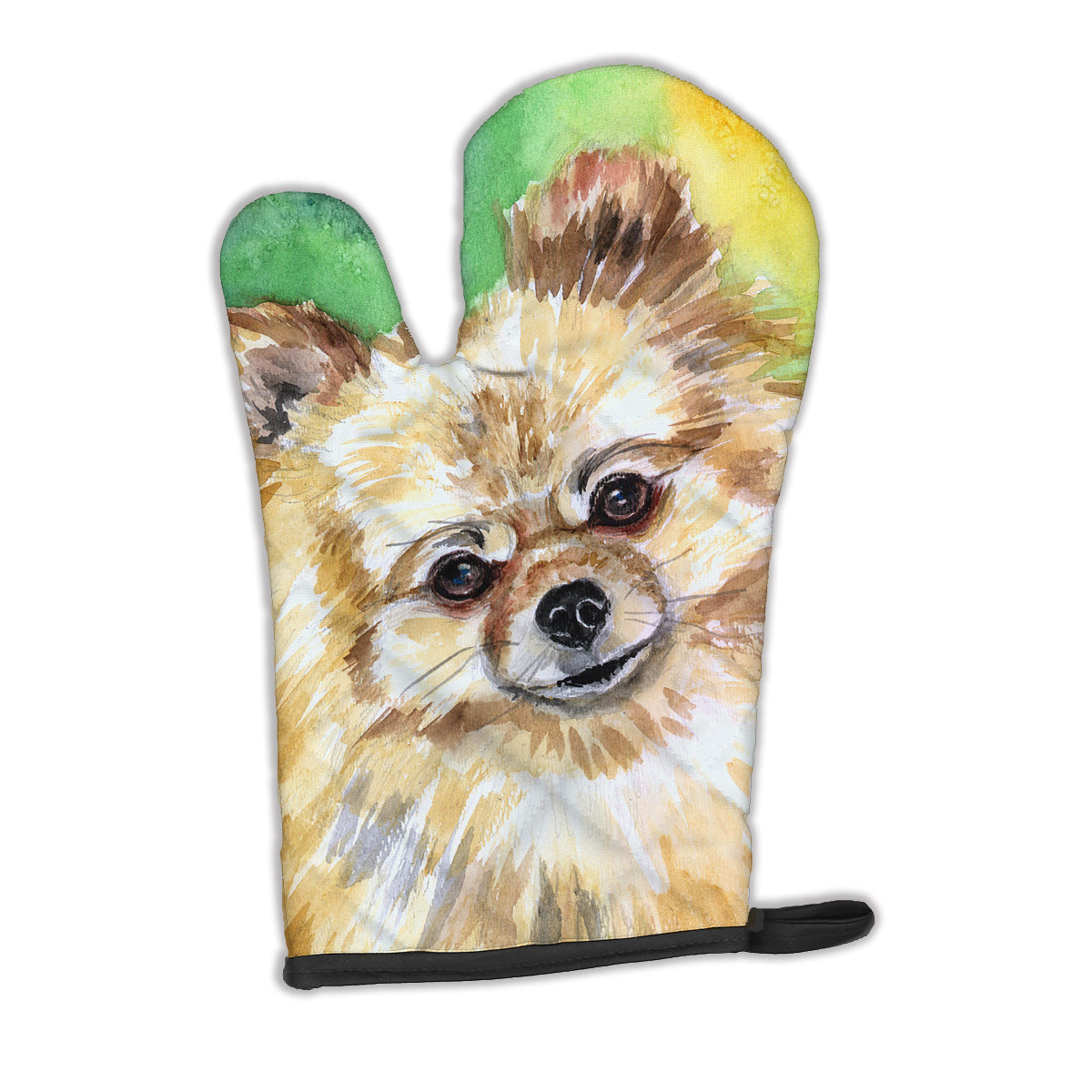 Pomeranian Sissy Oven Mitt Heat Resistant Thick Oven Mitt for Hot Pans and Oven, Kitchen Mitt Protect Hands, Cooking Baking Glove