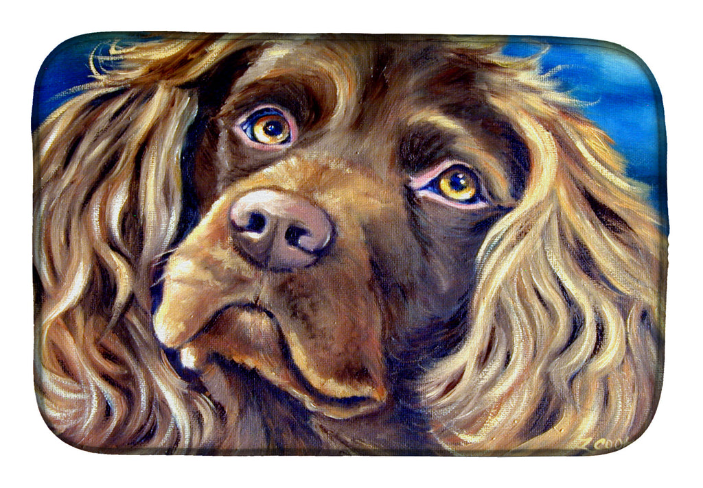 Boykin Spaniel Dish Drying Mat Absorbent Dish Drying Mat Pad for Kitchen Counter Dish Drainer Mat for Countertop, 14 x 21", Multicolor