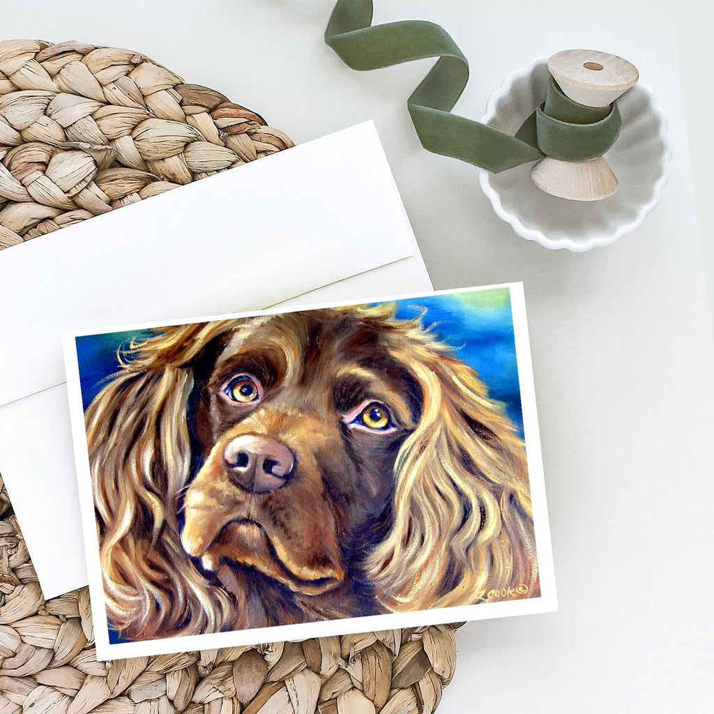 Boykin Spaniel Greeting Cards Pack of 8 Blank Cards with Envelopes Whimsical A7 Size 5x7