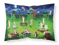 Corgi Backyard Circus Standard Pillowcase Lightweight Super Soft Easy Care Decorative Artwork Pillowcase, Standard