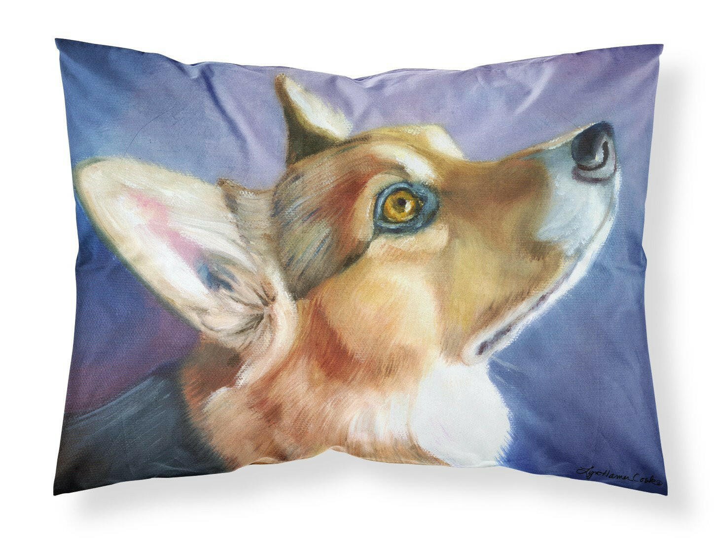 Corgi Devotion Standard Pillowcase Lightweight Super Soft Easy Care Decorative Artwork Pillowcase, Standard