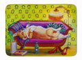 Corgi Home Alone Memory Foam Kitchen Mat Machine Washable Anti-Fatigue Cushion Comfort Bath or Kitchen Rug